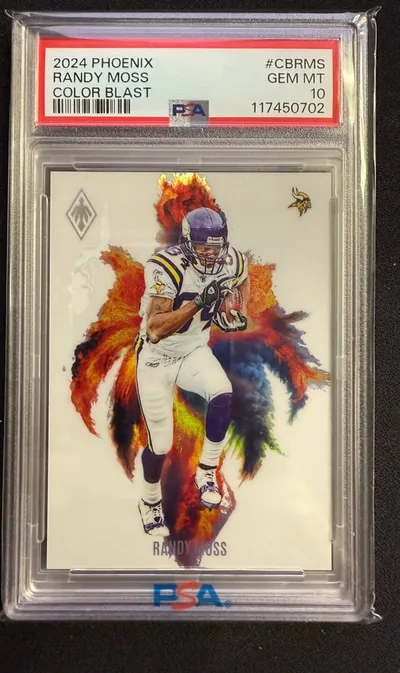 Randy Moss Color Blast card